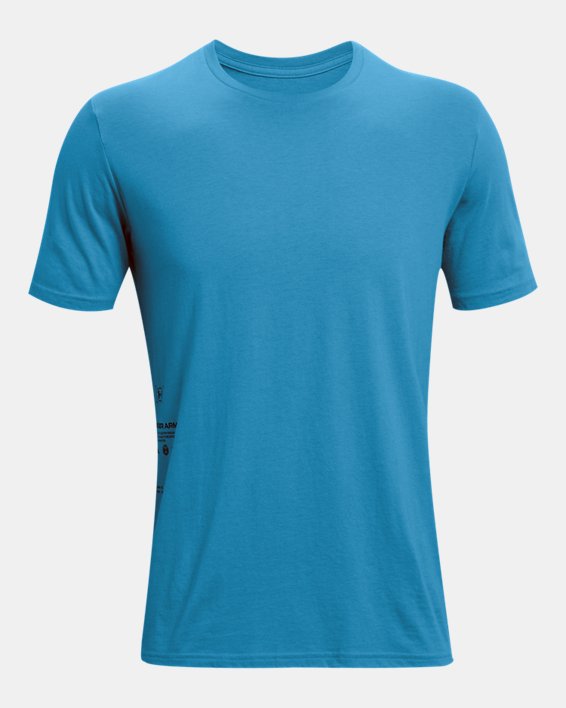 Men's UA Utility Graphic Short Sleeve, Blue, pdpMainDesktop image number 4